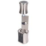 Smart Door Lock Cylinder with Biometric Fingerprint Password Key Unlock Intelligent Smart Door Lock for 40‑100mm Door Thickness