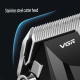 VGR Professional lithium hair clipper for men cord/cordless barber electric hair trimmer rechargable hair cutting machine