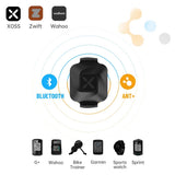 XOSS Cadence Speed Dual Modes Sensors BT ANT+ Bicycle Speed Meter Sensors Outdoor Bicycle Riding Accessory APP IPX7 Waterproof