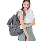Diaper Bag Mommy Bag Multi-functional USB Backpack Portable Baby Seat Fold Diaper Changing Pad Stroller Bag Baby Activity Gear