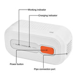 MOYEAH Portable Auto CPAP Cleaner Disinfector with Built-in 2000mAh Battery Ozone Cpap Sanitizer For CPAP APAP BIPAP Mask Hose