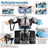 High-Tech Rc Robot Bouwstenen Afstandsbediening Intelligente Robot Auto Wapen Bricks Speelgoed Voor Kinderen Xmas geschenken