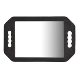 Hair Dressing Mirrors Salon Handheld with Handle Double Foam Cushion Handle for Home Beauty Makeup