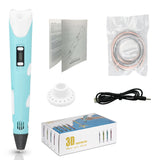 DIY 3D Pen 3D Printing Pen Printer Pen with USB 3D Drawing Pen Stift PLA Filament For Kids Child Educational Toys Birthday Gifts