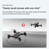 KK6 Foldable RC Drone Headless Mode Altitude Hold Helicopter One Button Return Mini Drone Toy Gift for Kids with 3*Battery