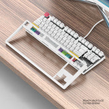 Lieve Gaming Mechanical Keyboard 87 Keys Game Blue Red Brown Switch Color Backlit Wired Keyboard For Pro Gamer Laptop PC