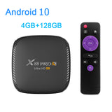 X88 PRO S Android 10.0 Smart TV Box Bluetooth 5.0 2.4G 5G Dual WIFI Media Player 4G 128GB Set Top Box