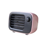 Portable Electric Space Heater Mini Desk Heater Personal Mini Heater Hot Air Portable Electric Ceramic Heat(EU Plug)