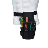 Belt Waist Pocket Case High Capacity Tool Bag Ajustable 47.1in Tool Bag Premium Polyester Fabric Tool Bag Electrician Waist Bag
