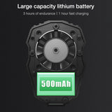 Fashion Mobile Phone Cooler for IPhone Xs Max Xs XR Silent Phone Radiator Controller Handle LED Light Cooling Fan for Samsung
