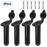 4PCS Kayak Fishing Rod Holders with Cap Cover Boat Fishing Tackle Accessory Tool