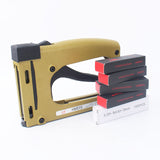 Meite HM515 Frame Gun Nailer With 1000pcs Nails Manual Flex Point Tacker Framing Pin Stapler