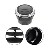2Pcs Air Conditioner Vent Outlet Round A/C Electroplate Corner Vents for Bus