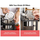 NEW Hand Juicer With Lever Stainless Steel Lemon Squeezer Citrus Juicer Hand Press Heavy Duty Manual Squeeze Juice Extractor