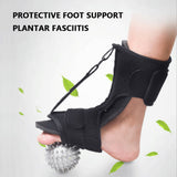 Foot Orthosis Plantar Fascia Night Release Splint Adjustable Back Foot Support Massage Ball For Men And Women