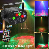 RGB Aurora Pattern Disco Light Dream LED Laser Projector Stage Lighting Effect USB Power Wedding Birthday Holiday Party Light