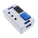 2 Pcs 3 Position DPDT Toggle Switch &amp; 1X With Case 24V LED Display Automation Digital Delay Timer Switch Relay Module