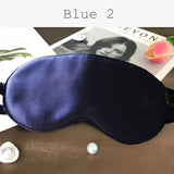 Pure Natural Mulberry Silk Sleep Rest Eye Mask Padded Shade Cover 19 Momme Travel Relax Normal Eyeshade Blindfolds