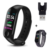 Sport Smart Band Women M3 Fitness Band With Replacement Strap for ios Android Phone IP67 Life Waterproof Heart-Rate Monitor