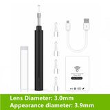 Wireless WiFi Ear Pick Otoscope Camera Borescope Luminous Ear Wax Removal Cleaning Teeth Oral Inspection Health Care 3.0/5.0MP