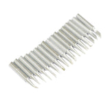 17Pcs/Lot Lead-Free Soldering Iron Tip AOYUE 900M-T High Quality For HAKKO 936 SAIKE ATTEN YIHUA Soldering Station  C0196