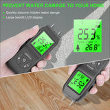 Digital Wood Moisture Meter Professional Timber Hygrometer Portable Tool LCD Display Timber Damp Detector With Data Preservation