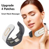 Smart EMS Pulse Neck Massager USB Rechargeable Cervical Traction Therapy Massage Stimulator Relaxation Pain Relief Health Care
