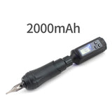 New Wireless Tattoo Battery Tattoo Power Supply 2000mAh for Tattoo Pen Machine LCD Screen RCA&amp;DC Connector