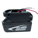 Power Wheels Adaptor For Makita 18V Li-Ion Battery Power Mount Connector DIY Adapter Dock Holder For Power Tool