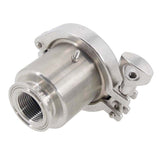 Heavy Duty Heating Element Housing 1.5"TC x 1"NPS with PG16 Cord Strain Relief Stainless Steel