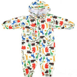 Kids Raincoat Impermeable Hooded Rain Coat Cover Waterproof Rainwear Children Pink Blue Poncho For Boy Girl Rain Jacket Jumpsuit