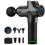 Muscle Massage Gun Sport Therapy Massager Body Relaxation Pain Relief Slimming Shaping Massager 4 Heads With Bag