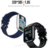 T12 Smart Watch Bluetooth Call 1.85inch Men Women AI Voice Assistant DIY Dial Health Monitoring Music Play Smartwatch