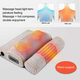 24W Neck Massage Pillow Body Care Tool Kneading + Hot compress Help Relax Relieve Pressure for Neck/Back/Thigh/Calf/Sole Pain
