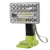 Cordless LED Work Light Flashlight Spotlight for Ryobi 18V Battery Green 3/5/8/9 inch 9W 18W  30W 40W 6000-6500k