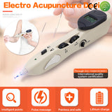Electronic Massage Pen Laser Meridian Pen Acupuncture Point Massager for Body Automatic Find Acupressure Pain Therapy Machine