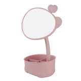 Makeup Mirror Cosmetic Storage Box Protable Creative Beauty Box Detachable Desktop Organizer  Delicate Jewelry Storage