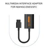 HDMI-compatible Switch To HDTV Video Cable Convenient Splitter Game Console Conversion Gaming Accessories For N64 SNES NGC SFC