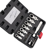 20-piece Oscillating Wrench 180° Rotating Torx G-ear Wrench Oscillating Head Interchangeable Torx Wrench Set