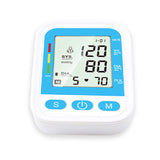LCD Digital Sphygmomanometer Electronic Blood Pressure Monitor Arm Automatic Blood Pressure Monitor Pulse Heart Beat Rate Meter
