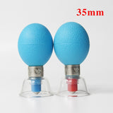 2pcs Negative Pressure Acupunture Therapy Cupping Magnetic Acupressure Suction Cup Anti Cellulite Massage Lose Weight Care Tool