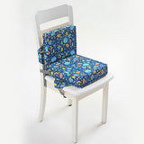 Child Dining Chair Booster Cushion Toddler Booster Seat for Dining Table Double Straps Washable Cushion Increasing Cushion fo