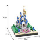 MOC Dream Lovely Castle House Princess Building Blocks Bricks DIY Creative Toys For Children Girls Birthday Gift 254pcs