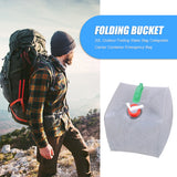 20L PVC Foldable Water Container Bags Outdoor Camping Water Bucket Hiking Survival Water Storage Bag Collapsible Water Container