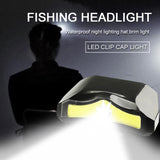 XPE COB LED Cap Light Clip Headlamp Flashlight Miners Lamp For Hiking Camping Reading Working Fishing Head Lamp Bicycle Lights