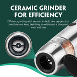 1 Set Electric Salt And Pepper Grinder Rechargeable Grinder Sea Salt Mill Pepper Mill Grinder