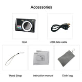 C4 LCD Display Gift Anti Shake Mini Birthday Clear HD COMS Sensor Digital Camera Ultra Thin Zoom Face Detection Travel Portable