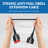 ThinkDiag OBD2 Male to Female Original Extension Cable for Easydiag 3.0/Mdiag/Golo Stronger Faster Main Extended Connector 16Pin