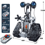 ZKZC 408PCS City Creative RC Robot Electric Building Blocks Technical Remote Control Intelligent Robot Bricks Toys For Children
