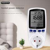 220V Digital Wattmeter In The Socket Energy Meter Watt Electricity Monitoring Measuring Outlet Power Analyzer EU US AU  UK Plugs